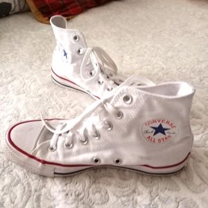 White high top Converse